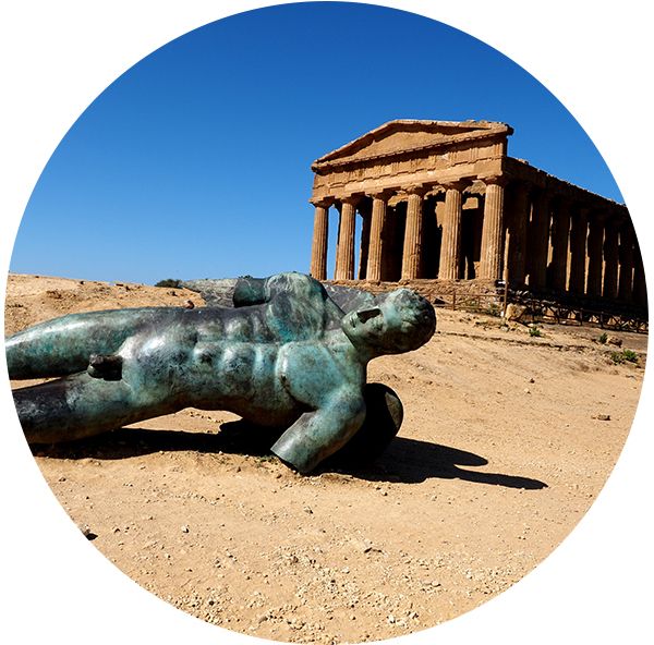 le temple de la Concorde, Agrigente, Sicile • Italie